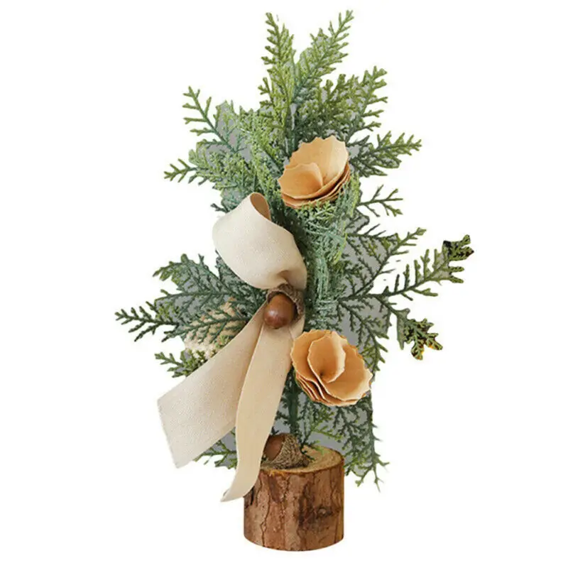 Pine leaf Миниатюрные искуственные растения Рождественская елка стол Декор фестиваль вечерние украшения - Цвет: Pine leaf