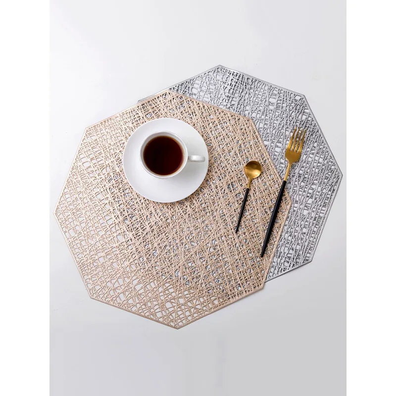 Восьмиугольные полые столовых ковриков жар-изоляционный Коврик Coaster дома