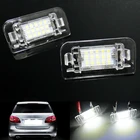 2 шт., светодиодные лампы для заднего номерного знака Mercedes-Benz W242 W246 B-klase A2468201566 12 В