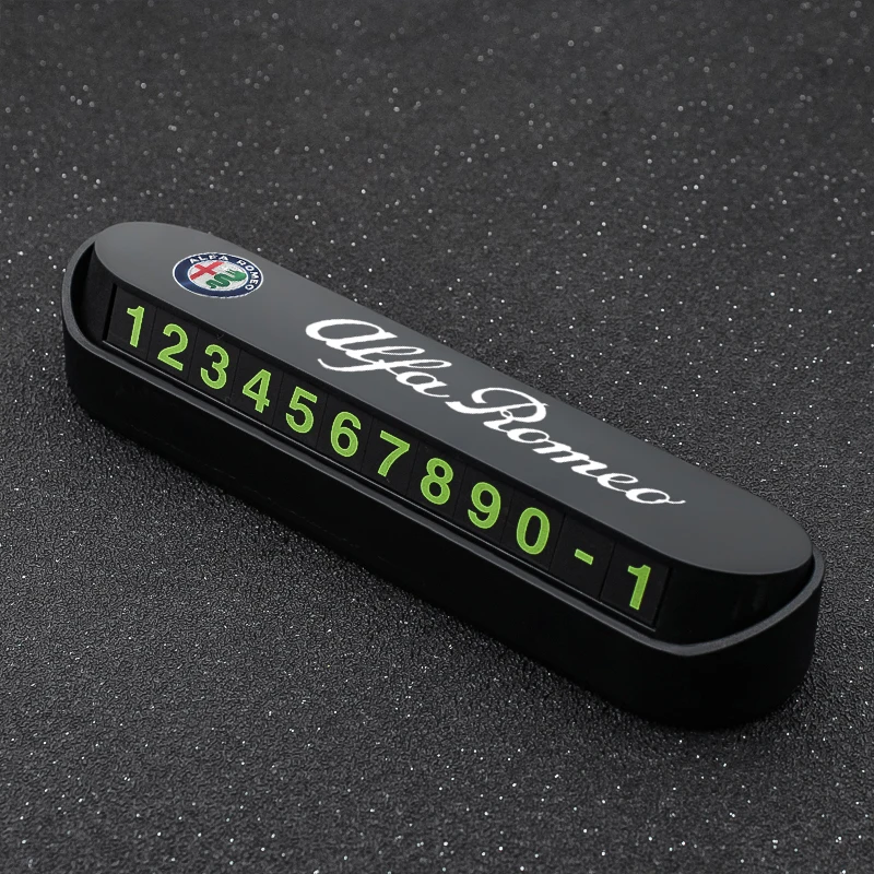 Автомобильный Стайлинг карточка с телефоном для временной парковки номер карты