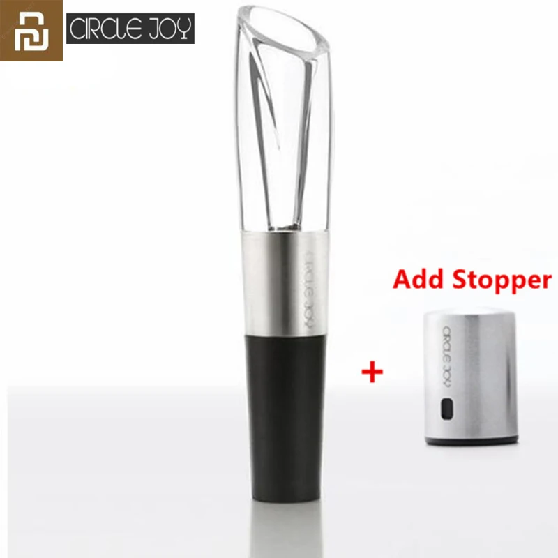 Быстрый декантер Youpin CIRCLE JOY из нержавеющей стали Декантер для вина и пробка