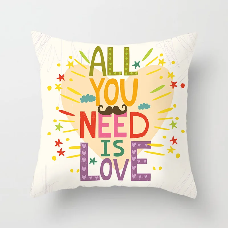 Nordic Ins подушка с буквами Наволочка на подушку украшение дома полиэстер дивана