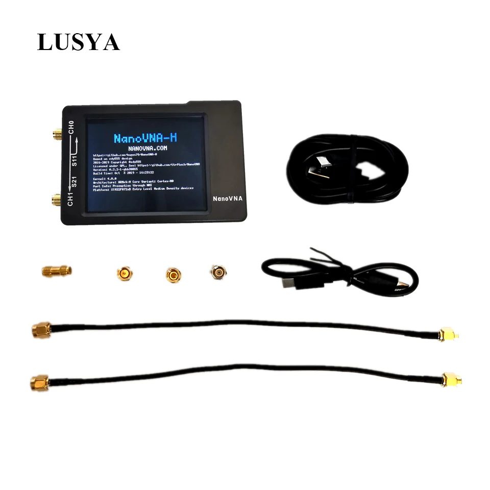 NanoVNA H 50 кГц ~ 1 5 ГГц VNA 2 8 дюймов lcd HF VHF UHF UV векторный сетевой анализатор антенный 450