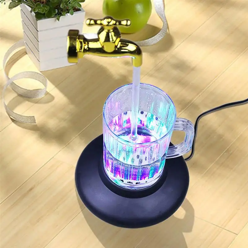 Подарок на день отцов волшебная кружка красочный светильник имитация воды