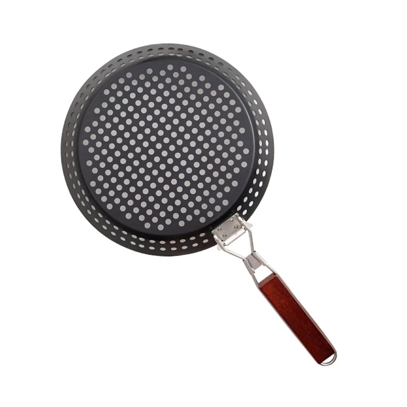 

Складная круглая сковорода 24BD для кемпинга, жаропрочная сковорода для пикника, барбекю, стейка, гриля, сковорода