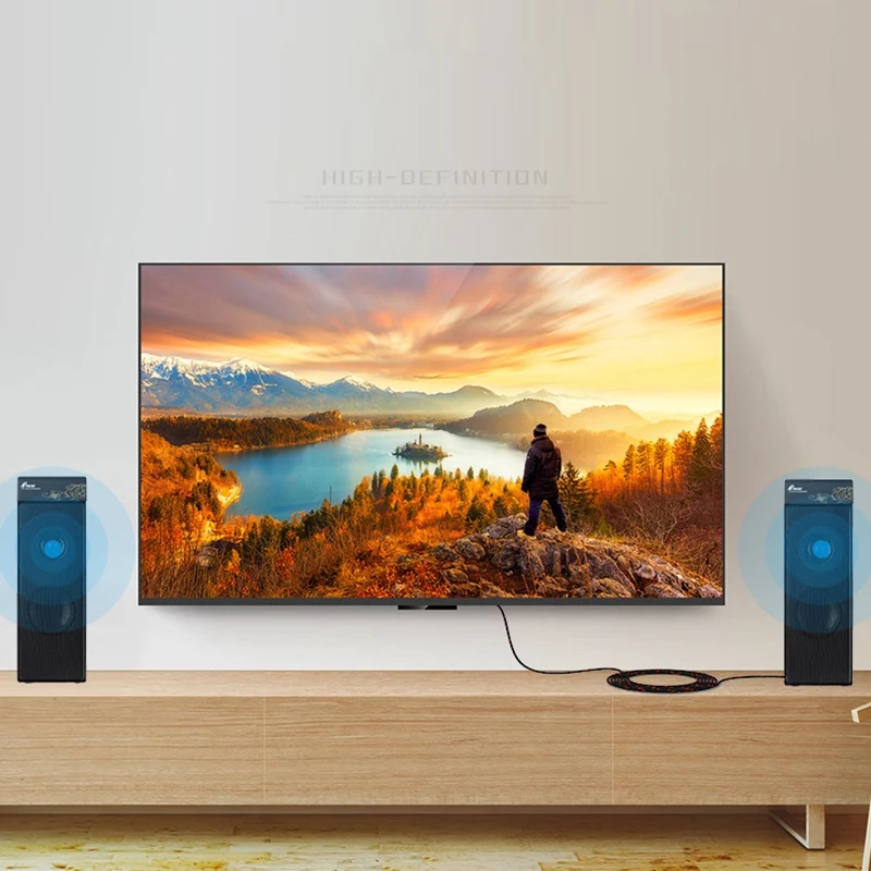 Hdmi к волоконно оптический кабель 8K 2M HD компьютер ТВ ноутбук подключенный