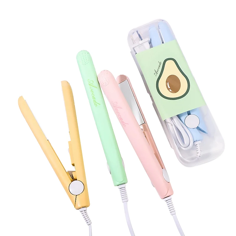 

Fashion Electric Hair Straightener Iron Ceramic Mini Hair Curler Styling Tools with Hair Curler EU Plug