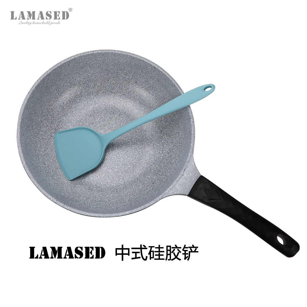 Новинка 2020 домашний силиконовый шпатель встроенный для пищевых продуктов