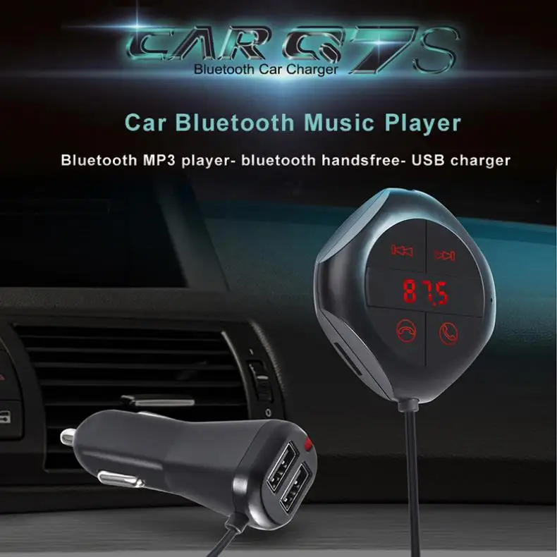 Комплект беспроводной связи Bluetooth для автомобиля Hands-free авто FM передатчик