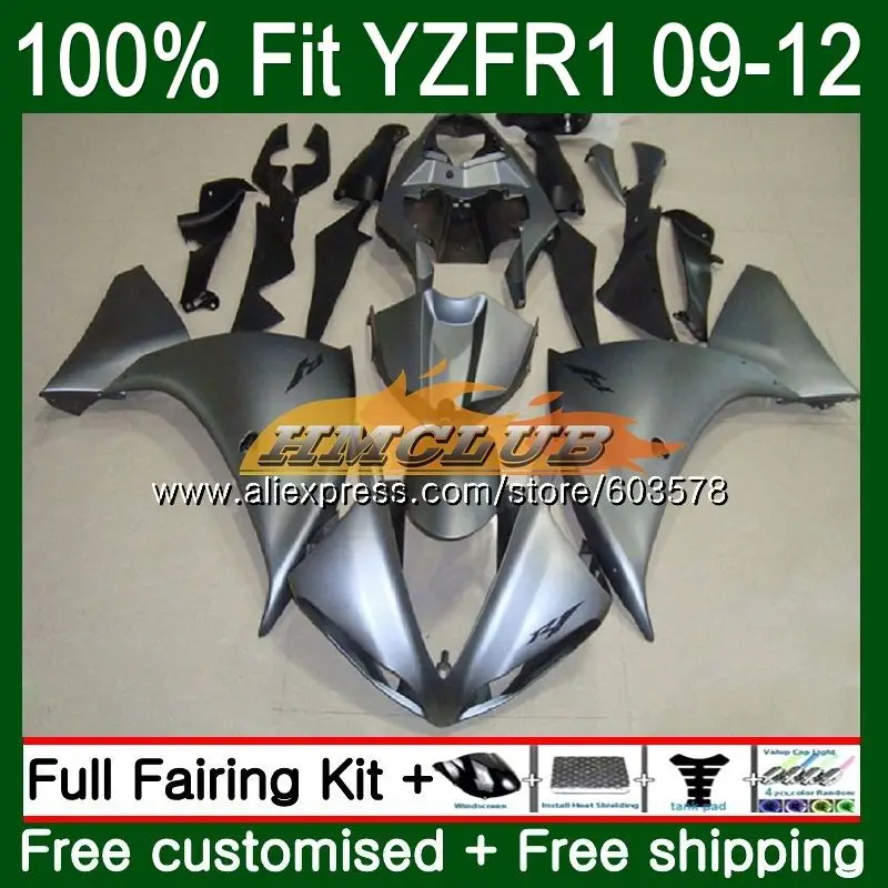 

Инъекция для YAMAHA YZF-1000 2009 2010 2011 2012 64CL.7 Блестящий серебряный YZF R1 1000 R 1 YZF1000 YZFR1 09 10 11 12 обтекатели