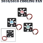 Мини-кулер для процессора, маленький вытяжной вентилятор 50x50x10 мм для 3D-принтера, 50x50x10 мм, постоянный ток 50103010 5 В12 В24 В
