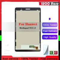 lcd for huawei mediapad t3 8 kob l09 kob w09 t3 lcd display touch screen digitizer assembly replace for huawei t3 8 0 100tested
