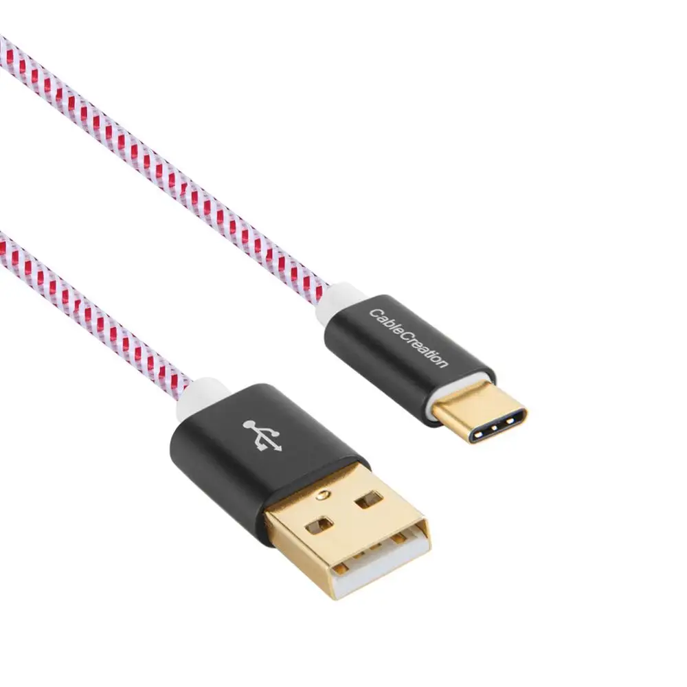 Кабель USB Type-C CableCreation плетеный стандартный кабель A совместимый с Nexus 5X /6P Новый