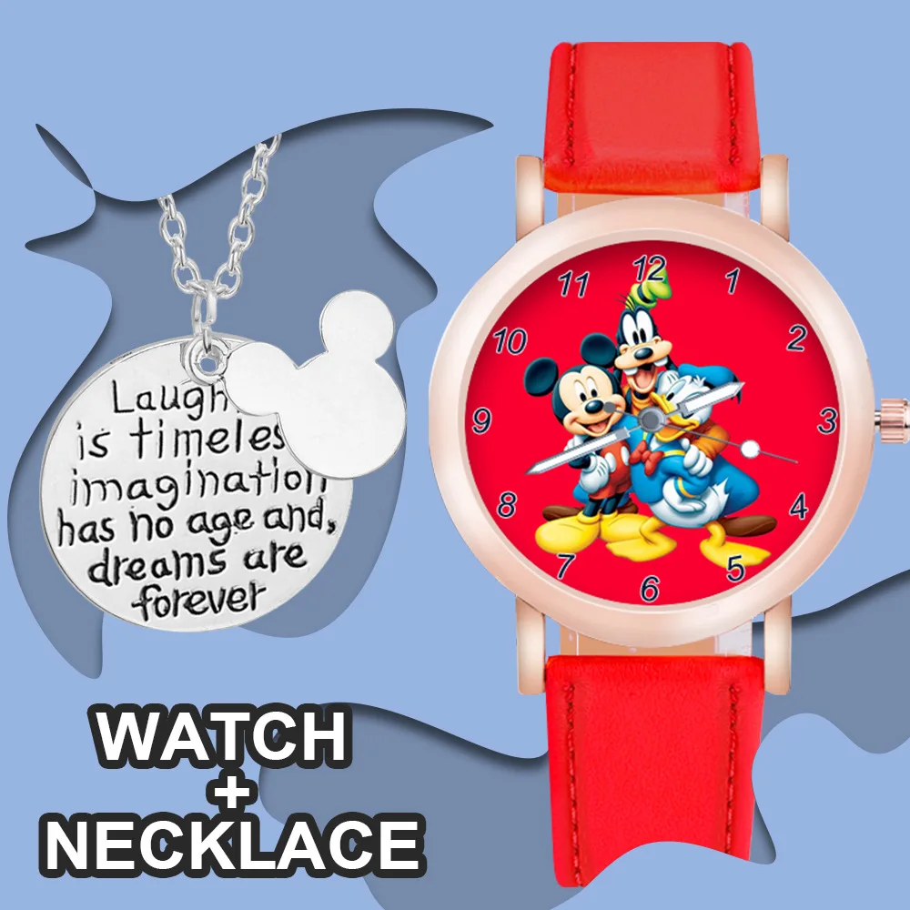 

2021Disney mickey mouse Children's smart wrist digital Waterproof electronic Watches Kids Electronic clock Girls boy
