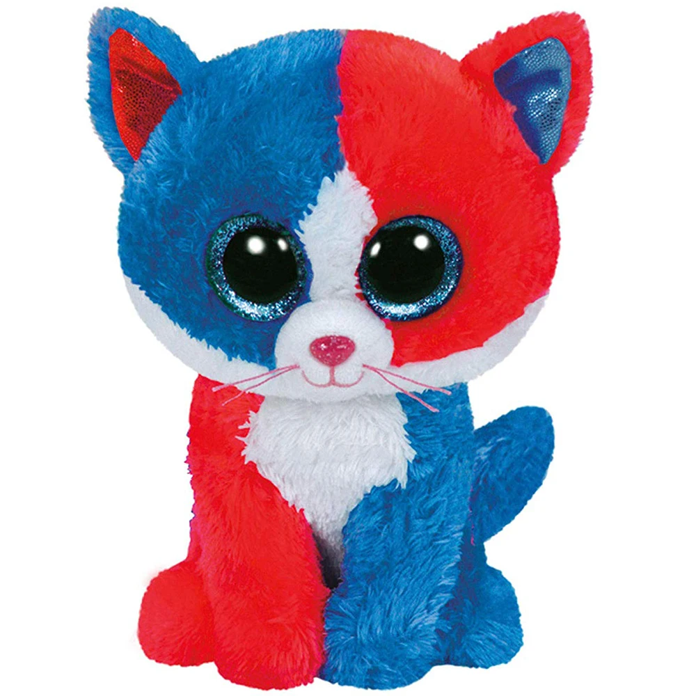 Ty Beanie Boos Большие глаза 6" 15 СМ Осьминог Пингвин Пчела Сова Лиса Летучая мышь Фламинго Плюшевая милая кукла Игрушки Декор Подарок Ребенку