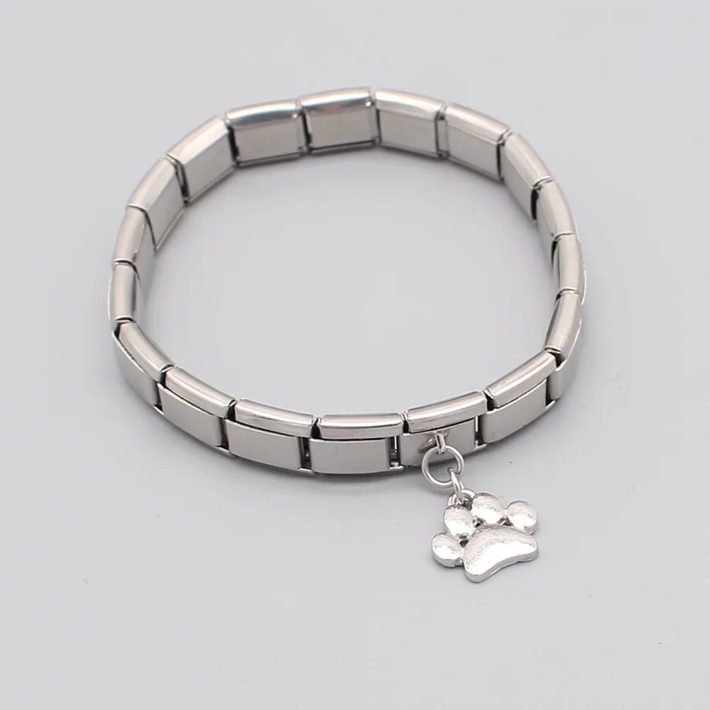 Hapiship оригинальный итальянский Браслет 9 мм из нержавеющей стали ширина с