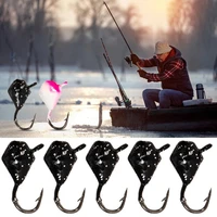10pcsbox attractive fishing jig simulation metal better penetration fishing lures hook for outdoor