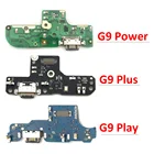 USB-порт для зарядки, микрофон, док-разъем для микрофона, гибкий кабель для Motorola Moto G9 Play Plus, запасные части питания