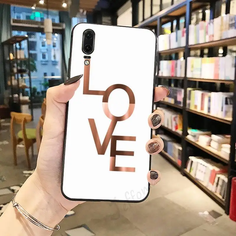 

luxury Bling love Phone Case For Huawei honor Mate P 10 20 30 40 Pro 10i 9 10 20 8 x Lite