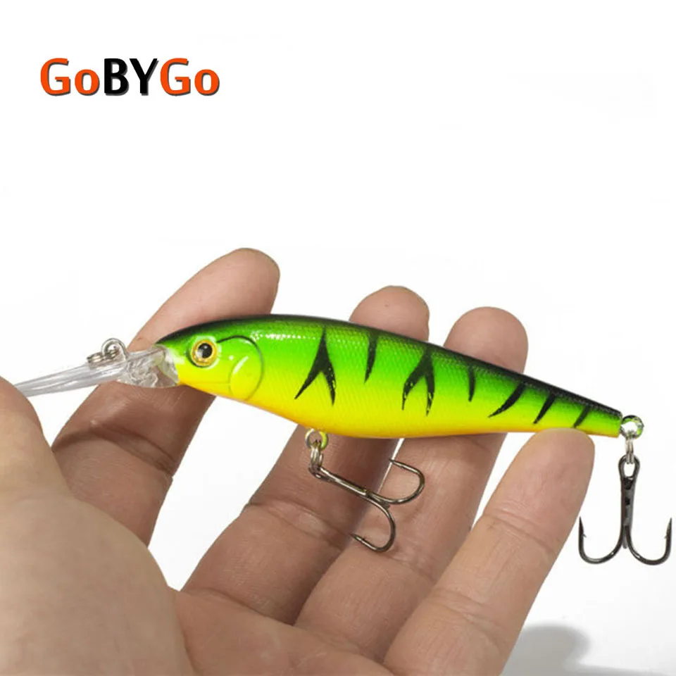 GoByGo рыболовные приманки 1 шт. приманка для щуки Minnow на высоком каблуке 11 см 10 5 г