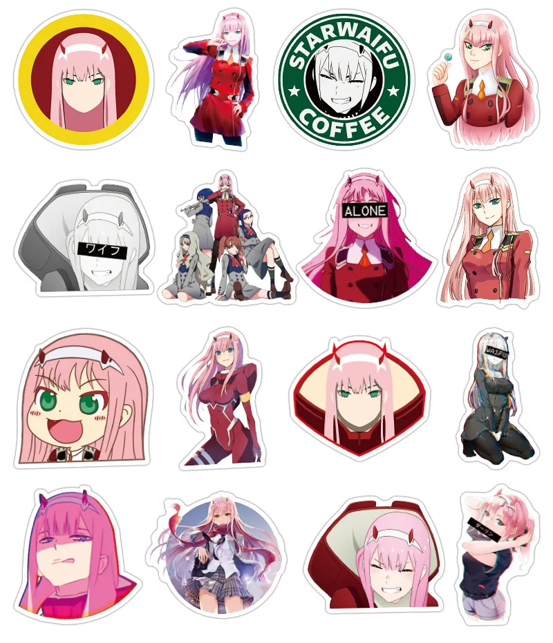 50 шт./компл. аниме дорогой в Фране наклейки аксессуары для косплея реквизит ПВХ