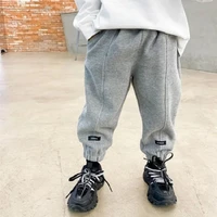 childrens pants mens spring and autumn casual wear 2021 new foreign style childrens and girls sports pants baby guard pant