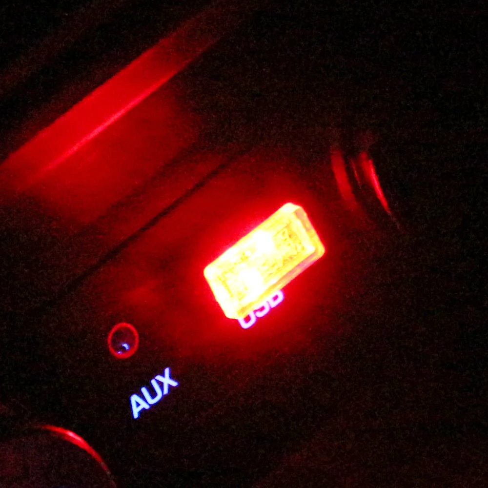 USB светодиодный атмосфера огни декоративные лампы автомобильные аксессуары для