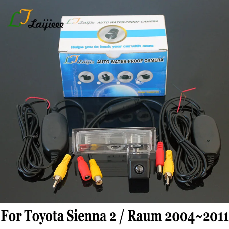 Беспроводная Автомобильная камера заднего вида/RCA AUX Интерфейс HD CCD с ночным