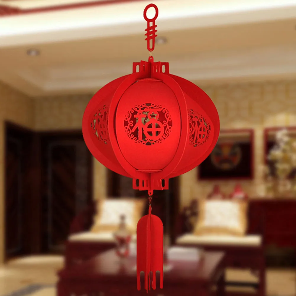 

Chinese Lantern Spring Festival Good Luck Red China Emotional New Year Decorations 2022 Tiger Lunar Celebration Home Decor