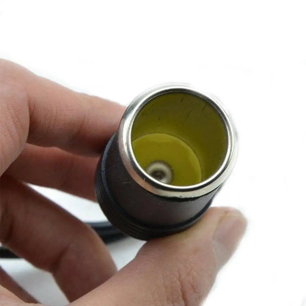 12V автомобильного прикуривателя кабель с линией женская голова авто для трубка