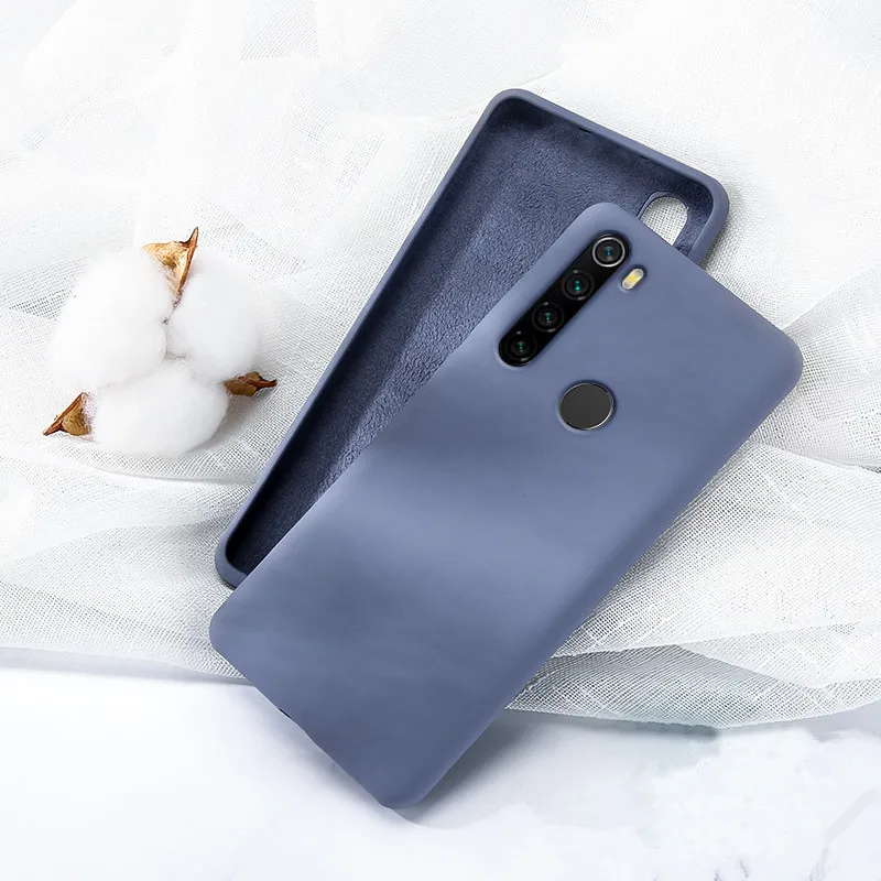 Жидкий силиконовый мягкий чехол для Xiaomi redmi note 8T Note 8 pro Чехол телефона Детский