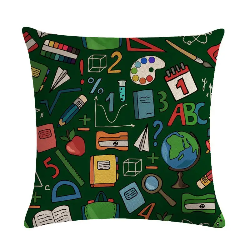 Чехол для подушки с рисунком математической формулы наволочка мышлением мозга