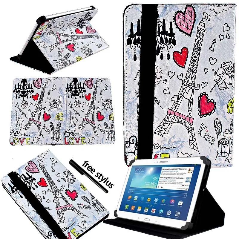 KK&LL для samsung Galaxy Tab 3 10,1 p5200 GT-P5210 кожаный чехол-книжка для планшета+ Бесплатный стилус