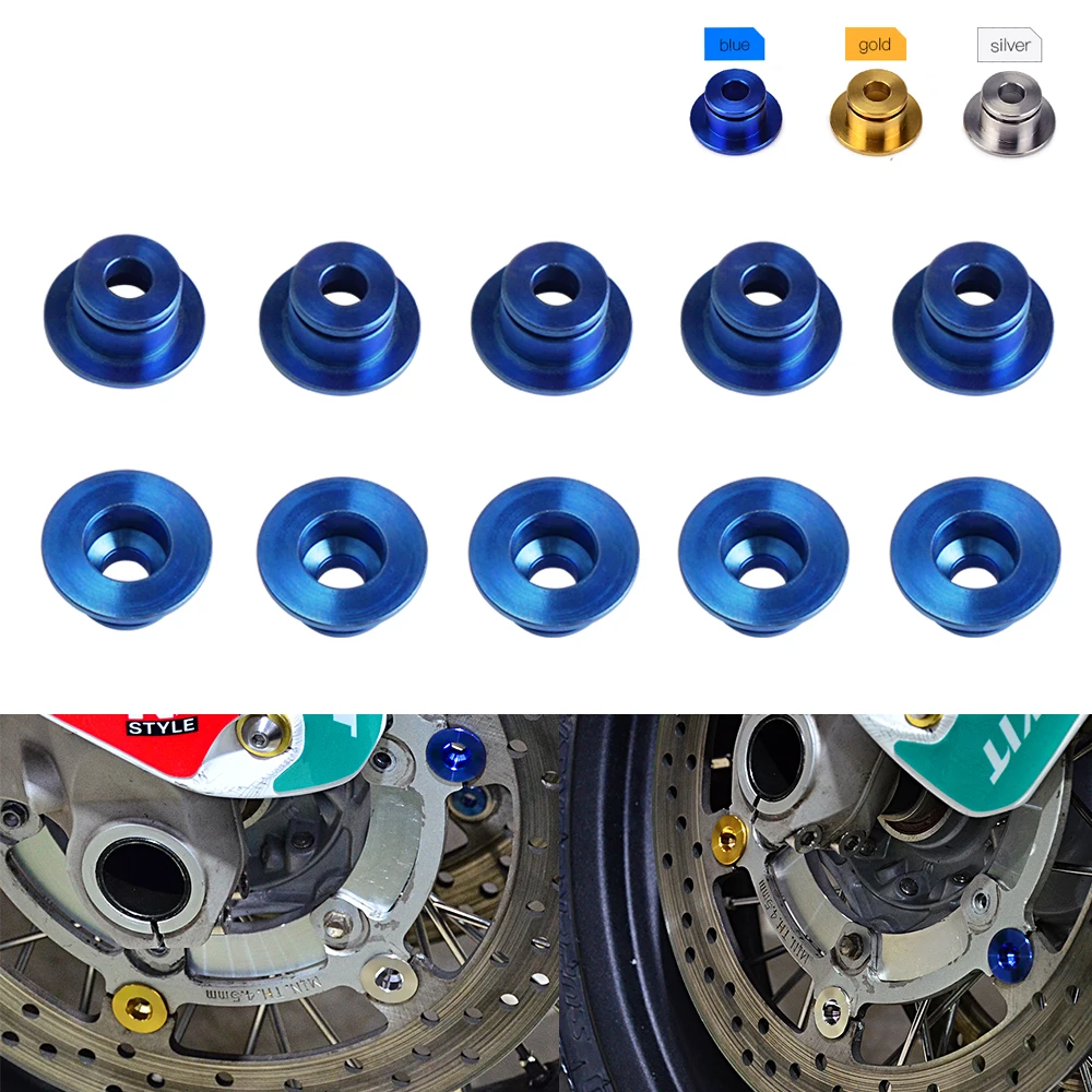 Титановые плавающие тормозные дисковые бобины стопорный зажим для Honda CB 1000R 1100 300F