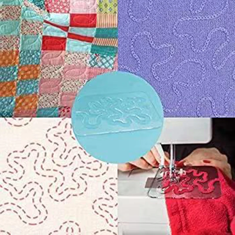 

Patchworks Ruler Fully Transparent DIY Patchworks Drawing Ruler Domestic Sewing Machine Acrylic Sewing Patch Ruler FBS88