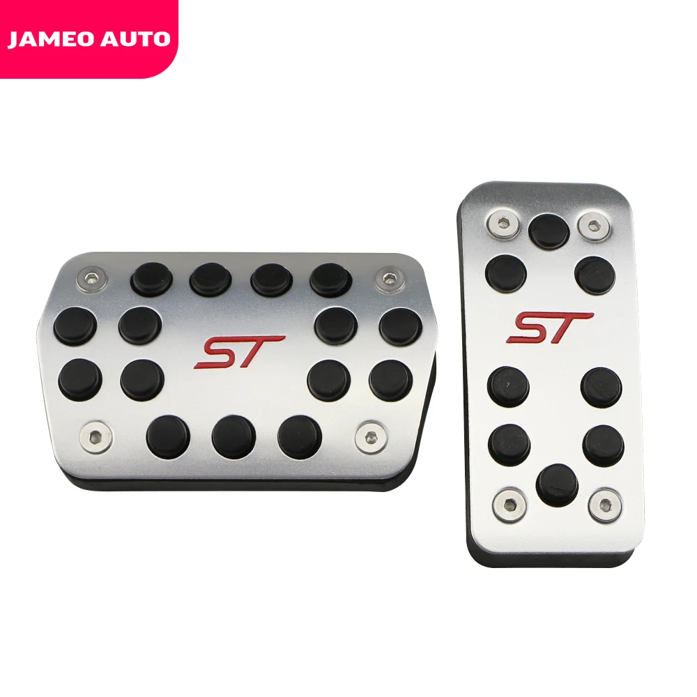 Jameo из нержавеющей стали автомобильные покрытия для педалей Ford Focus 2 3 4 MK2 MK3 MK4 Kuga