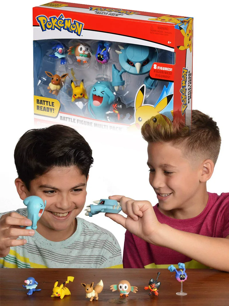 8 шт./компл. Покемон битва рисунок игрушки фильм детектив Пикачу боевой сцены Иви