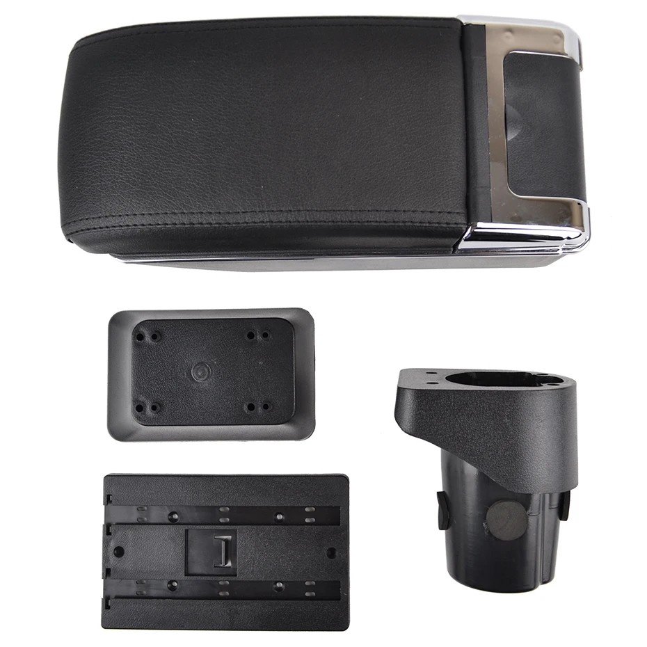For Nissan VERSA Sedan Latio Sunny 12-18 Arm Rest Renault Scala Center Console Storage Box 13 14 15 2016 2017 Dual Layer Armrest |