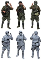 135 ratio die cast resin 3 figures of german soldiers from world war ii need to be assembled and colored by themselves