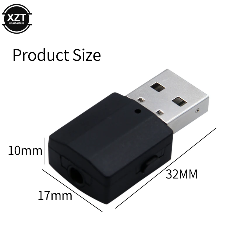 USB Bluetooth адаптер передатчик аудио приемник 5 0 мини стерео AUX разъем 3 мм для ТВ ПК