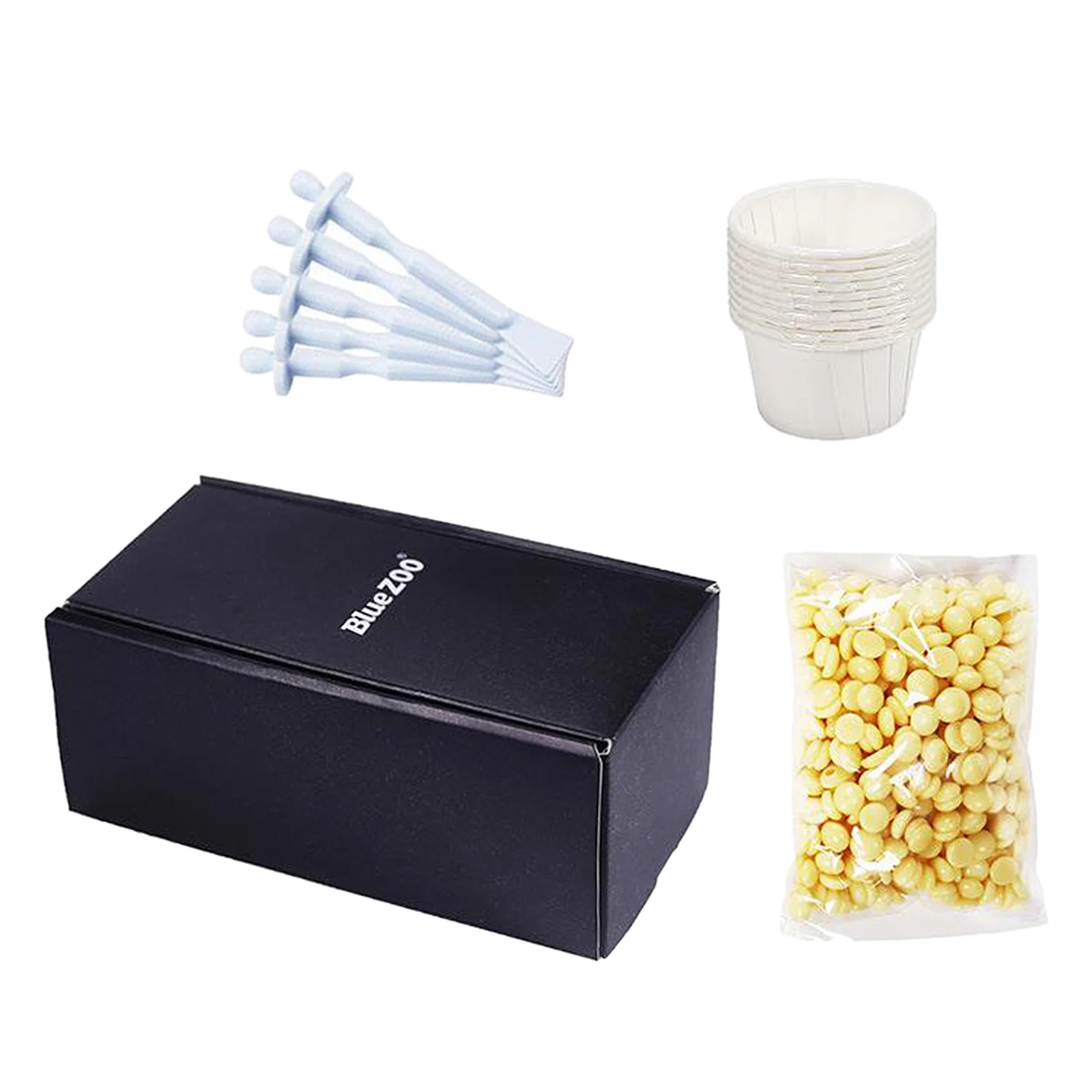 

Unisex Face Depilatory Wax Beans Nose Hair Removal Kit 50g 5