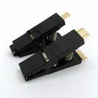 2 шт.лот BIOS SOP8 + SOP16 оригинальный прямой тестовый зажим штифт 1,27 мм SOIC816 универсальный зажим для программирования тела