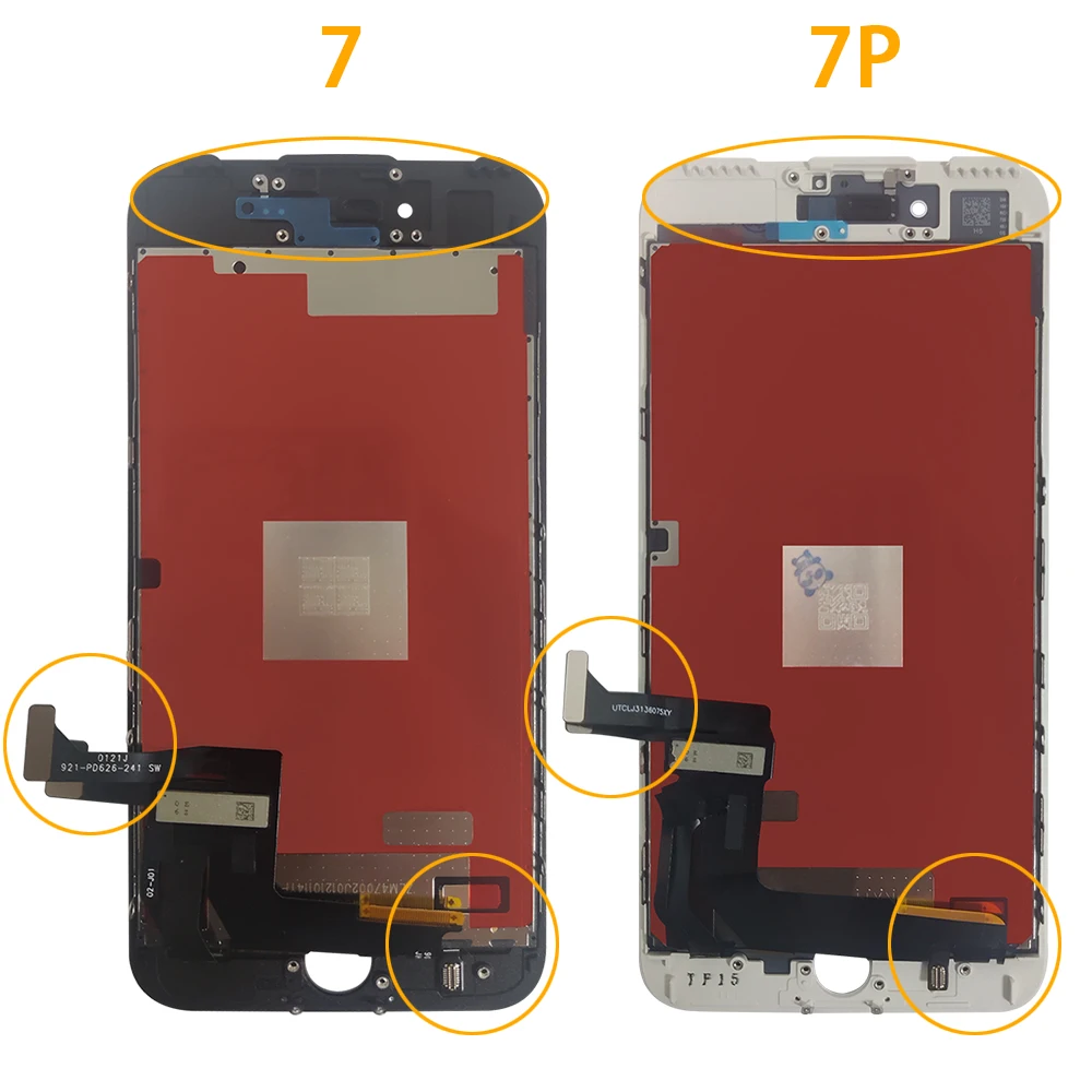 100% Working LCD For iPhone 7 Plus Display + Touch Screen Assembly Replacement Free Shipping | Мобильные телефоны и