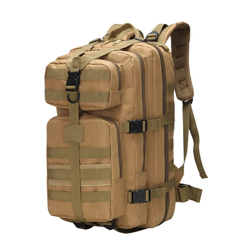Khaki 35L мужские сумки для рыбалки, военный армейский тактический рюкзак для рыбы, походная дорожная сумка, рюкзаки для кемпинга, походов, Mochila Pesca XA5G - Цвет: Khaki