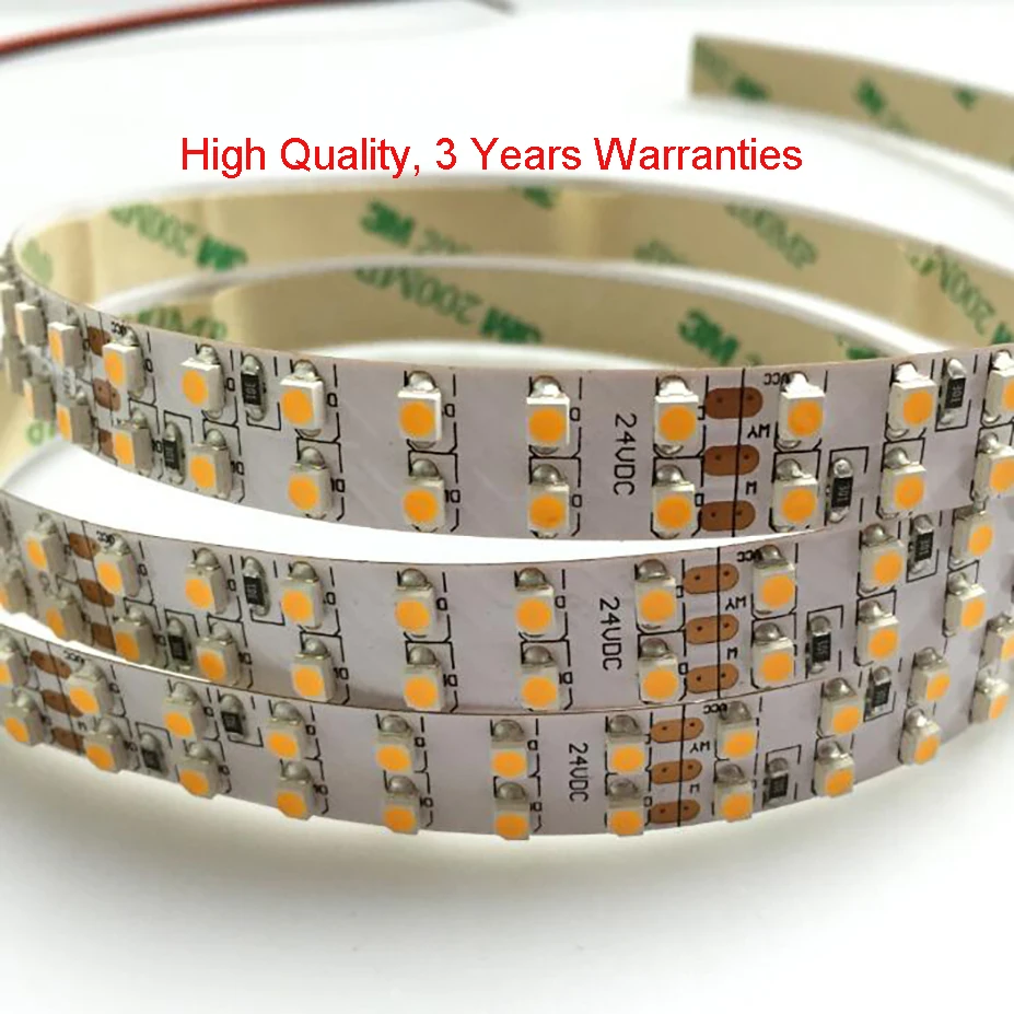 Светодиодные ленты SMD3528 IP20 без водонепроницаемости 240 светодиодный s/m двухрядные