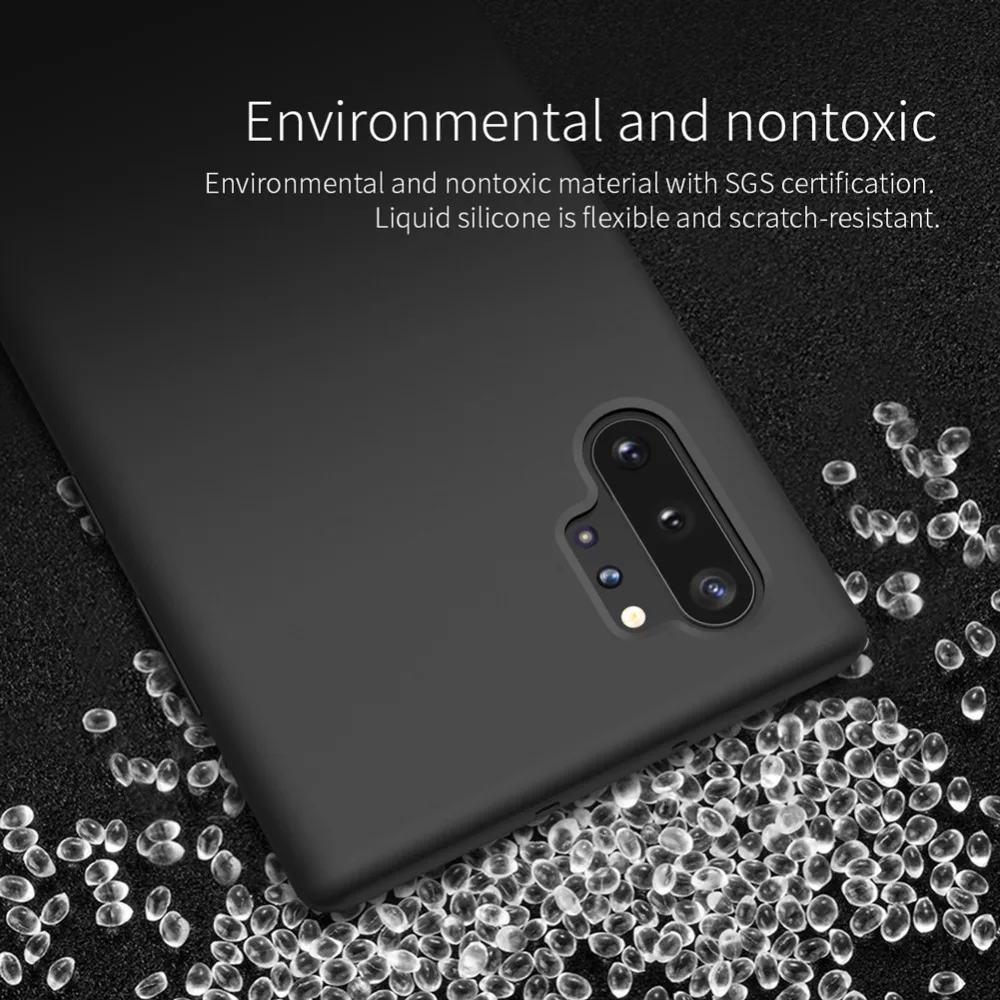 Для samsung Galaxy Note 10 Plus 9 чехол Nillkin роскошный гибкий Чистый силиконовый чехол для samsung Note 10 Plus 9 Nilkin чехол для телефона