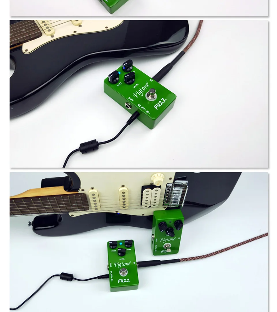 Pigtone PP-09 fuzz гитарный эффект педаль Акустическая Электрогитара аксессуары эффекты Педали реальные bypas
