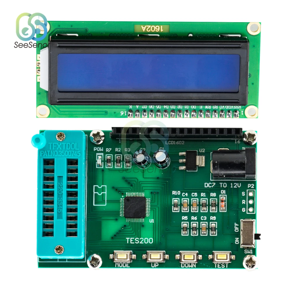 

Digital IC Tester 74 Series 40 Series IC Logic Gate Testing TES200 Precision Integrated Circuit Checker