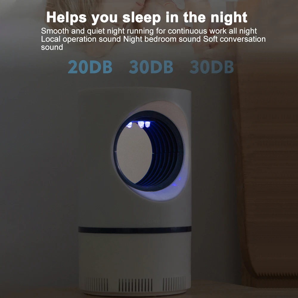 Электрическая фотокаталитическая Светодиодная лампа-убийца от комаров