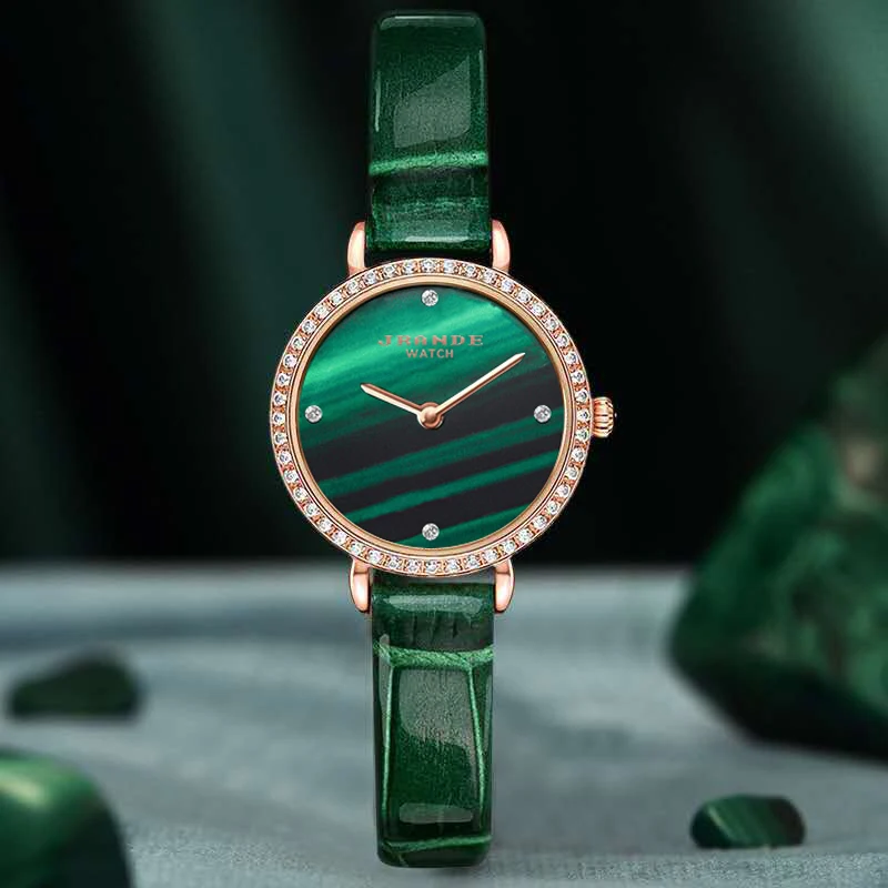 

JRANDE Brand New Female Watch Simple Fashion Elegant Waterproof Pointer Round Ladies Quartz Watch Luxury Women